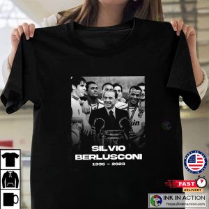 RIP Silvio Berlusconi 1936 2023 T Shirt 1