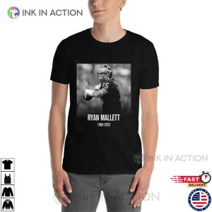 Rest In Peace ryan mallett 1988 2023 Vintage T Shirt 2 Ink In Action