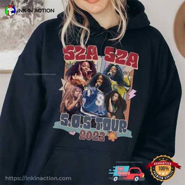 Retro 90s SZA SZA SOS Tour 2023 Shirt