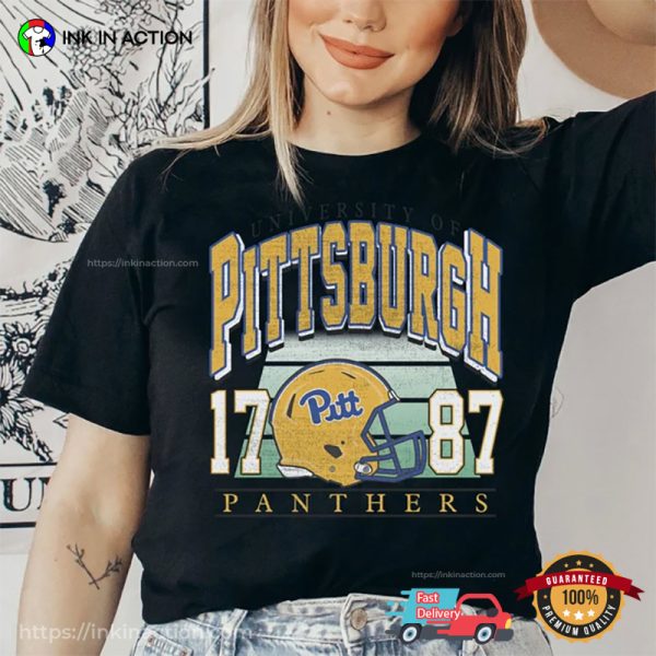 Retro 90s Pitt Pirates 1787 Panther Shirt