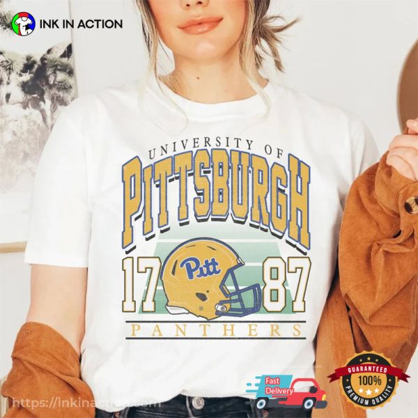 Retro 90s Pitt Pirates 1787 Panther Shirt