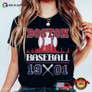 Retro Boston Baseball MLB Red Sox 1901 City 90s Style Shirt