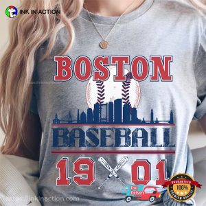 Vintage Boston Red Sox Baseball Sport Team Funny T-shirt Gift Fan S-3XL