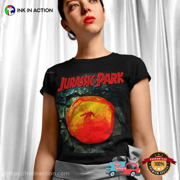 Retro Jurassic Park Movie Basic T-Shirt