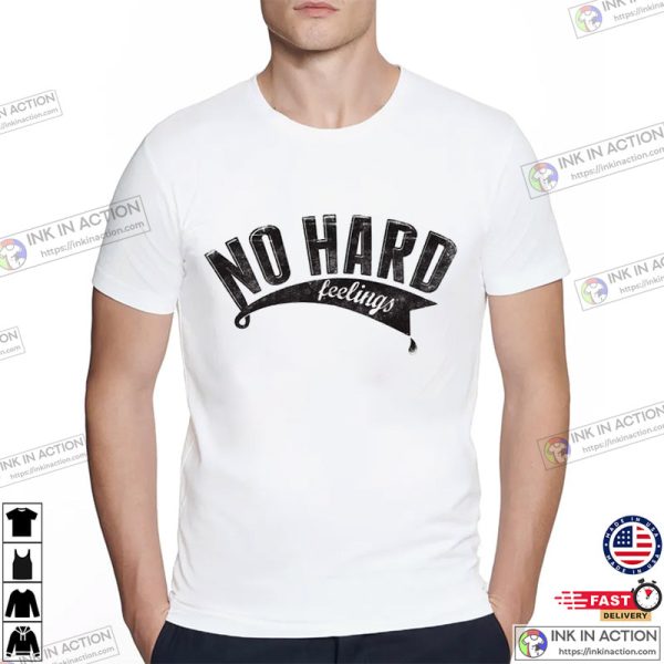 Retro No Hard Feelings Graphic T-shirt