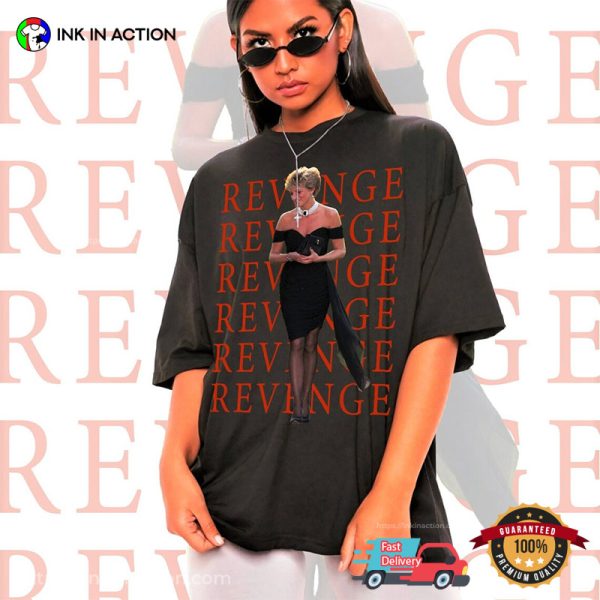 Retro Princess Diana Revenge Graphic Shirt