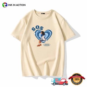 Retro SOS 2023 SZA Tour 90s Style Shirt 3 Ink In Action