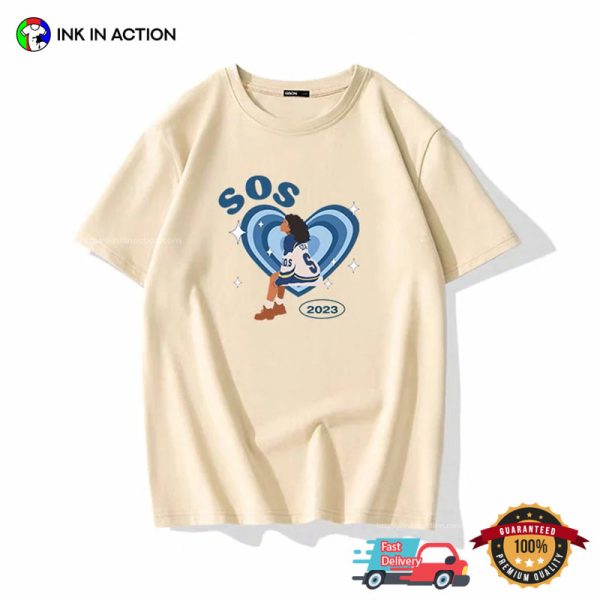 Retro SOS 2023 SZA Tour 90s Style Shirt
