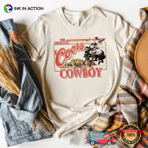 Retro The Original Coors cowboy shirt 1 Ink In Action
