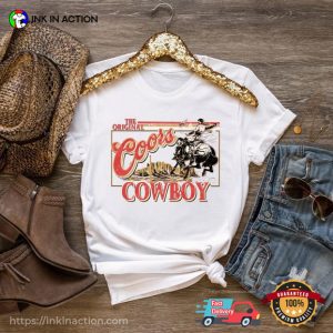 Retro The Original Coors cowboy shirt 3 Ink In Action