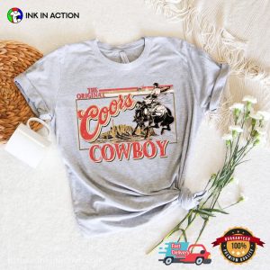 Retro The Original Coors cowboy shirt Ink In Action
