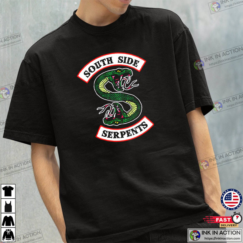 T shirt south online side serpent