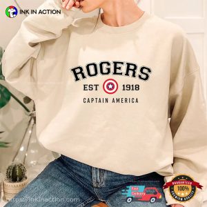 Rogers 1918 caption america Shirts winter soldier marvel 5 Ink In Action