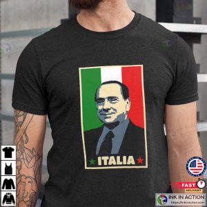 Silvio Berlusconi Italy Prime Minister Forza Italia Graphic Shirt