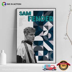 Sam Fender Digital Art Illustration Poster Print