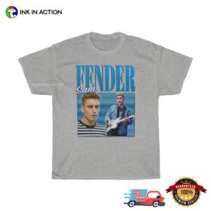 Sam Fender Retro Shirt sam fender concert Graphic Shirt 4 Ink In Action