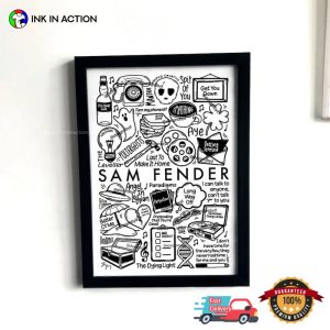 Sam Fender Seventeen Going Under Lyrics Poster