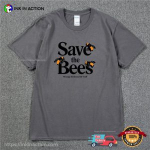 Save The Bees tyler album Shirt 5 Ink In Action