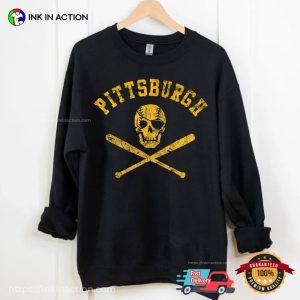 Skull Baseball Pittsburgh Shirt 1