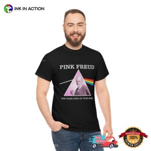 Slogan Funny Joke pink freud Shirt 2 Ink In Action