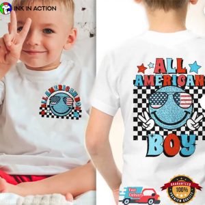 Smile Face 4th Of July 2023 Shirt