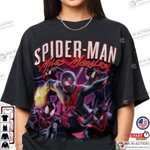 Spider Man Miles Morales 90s Vintage Shirt spider man 2023 2 Ink In Action