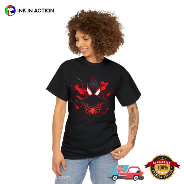 Spider-Man Miles Morales Spiderverse Marvel Lovers T-Shirt