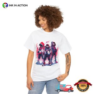 Spider Man Miles Morales Spiderverse T Shirt Marvel Lovers 3 Ink In Action