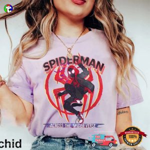 Spiderman Across the Spider Verse Comfort Colors Shirt spider miles morales 1 Ink In Action