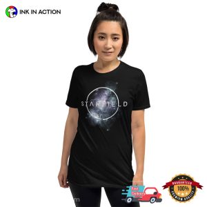 Starfield Galaxy Logo basic t shirt 2 Ink In Action