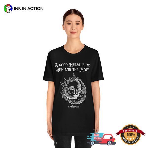 The Moon And The Sun Shakespeare Book Lover Dark Academia Literature Shirt