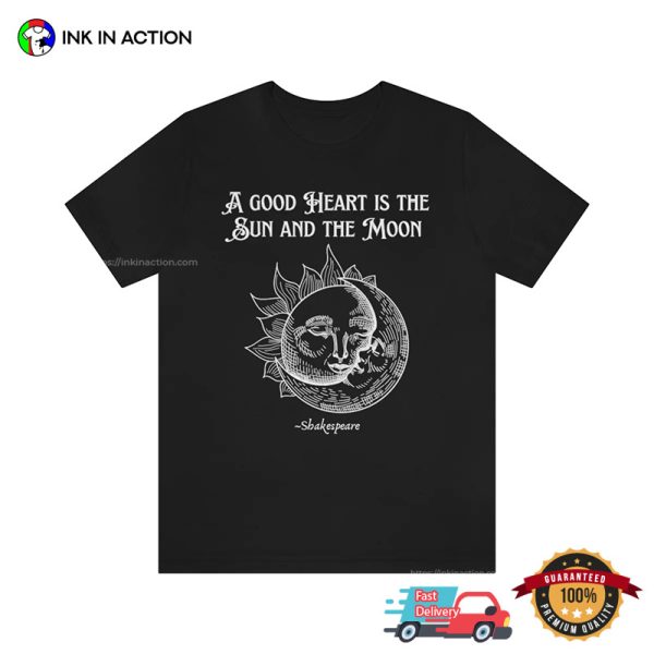 The Moon And The Sun Shakespeare Book Lover Dark Academia Literature Shirt