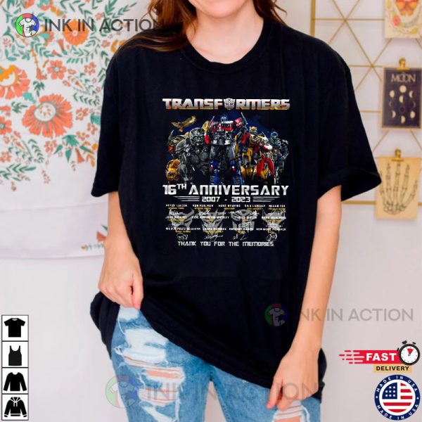 Transformers Thank You For The Memories Shirt, Transformers Autobots