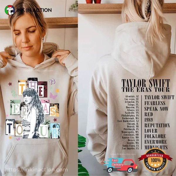 Taylor Swift Eras Tour 2023 Schedule Shirt, Taylor’s Version Album Merch