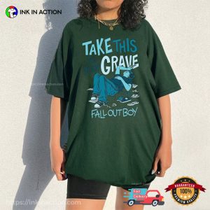 Take this to your grave Album Fall Out Boy 2023 Tour T Shirt 2 Ink In Action