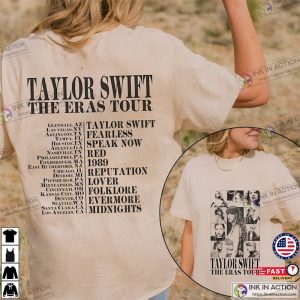 Taylor Swift The Eras Tour Comfort Color T shirt 3 Ink In Action