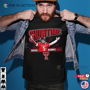 Texas Tech Showtime Patrick Mahomes Shirt 3 Ink In Action