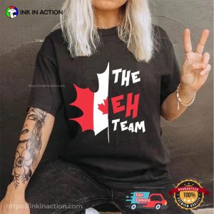The EH Team Happy Canada Day canadian leaf Shirt 3 Ink In Action