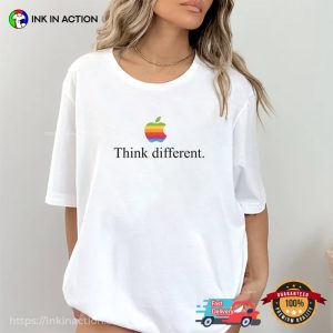 Think Different Apple Computer T Shirt 4 Ink In Action