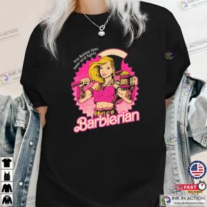 This Barbie Likes Beer And Fights Barbierian T-shirt