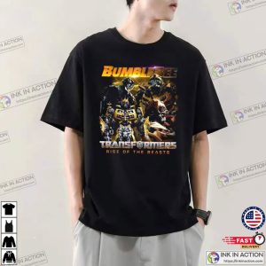 Transformers Rise of the Beasts BumbleBee Autobot Shirt 4 Ink In Action