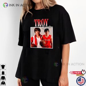 Troy bolton high school Musical Unisex Shirt 3 Ink In Action