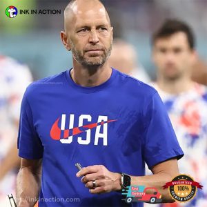 USA coach Gregg Berhalter T shirt 4 Ink In Action