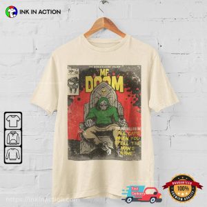 Vintage 90s Hip Hop mf doom comic Shirt 4