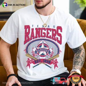 Vintage 90s MLB Texas Rangers Game Day Shirt - Ink In Action
