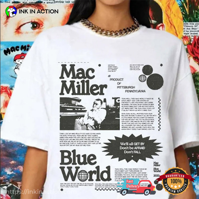 Mac Miller Custom men’s XL Baseball Jersey