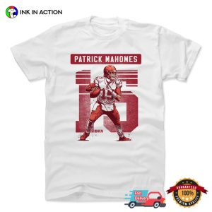 Vintage Kansas City chiefs mahomes 15 NFL Shirt 4 Ink In Action