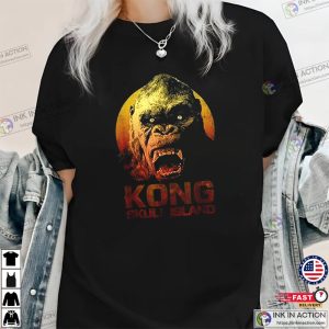 Vintage Kong Skull Island Movie Shirt 3 Ink In Action