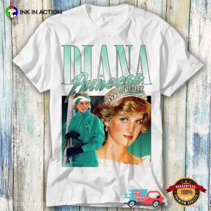 Vintage diana princess of wales 90s T Shirt 2