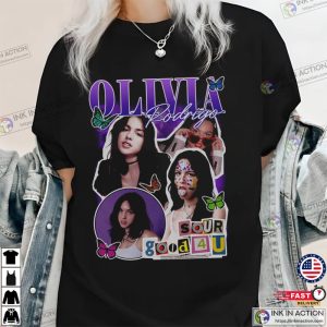 Vintage Olivia Rodrigo Album Good4U Sour Tour Shirt
